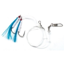 SHRIMP FLY RIG 7/0 BLUE/WH